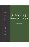 Checking account ledger - Large version