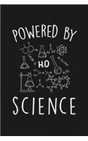 Powered By Science: Blank Lined Notebook To Write In For Notes, To Do Lists, Notepad, Journal, Funny Gifts For Science Lover