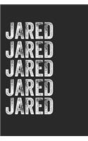 Name JARED Journal Customized Gift For JARED A beautiful personalized