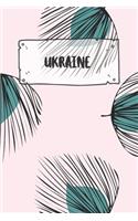 Ukraine: Liniertes Reisetagebuch Notizbuch oder Reise Notizheft liniert - Reisen Journal für Männer und Frauen mit Linien