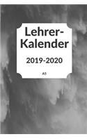 Lehrerkalender 2019 2020 A5: Schulplaner 2019 2020 für die Unterrichtsvorbereitung - Planer ideal als Lehrer Geschenk für Lehrerinnen und Lehrer