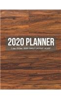 2020 Wood Daily Planner