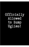 Officially Allowed to Bump Uglies!