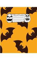 Abstract Halloween Pattern Volume 13 Wide Ruled Journal