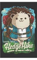 2020 Week To View Dated Planner Diary: 6x9 Inches Paperback Hiking Hedgehog Hedgehike