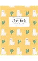 Sketch Book for Kids: 110 Pages, 8.5 X 11 Large Blank Pages for Sketching, White Paper, Journal, Sketch Pad for Drawing, Art Classroom Edition