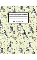 Primary Composition Notebook: Draw And Write Journal Picture Space Grades K-2