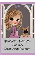 New Year New You January Resolution Planner