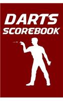 Darts Scorebook: 6x9 Darts Scorekeeper with Checkout Chart and 100 Scorecards
