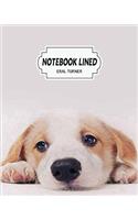 Notebook Lined Puppy: Notebook Journal Diary