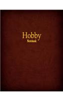 Hobby Notebook: 1/5 Inch Cross Grid Graph Ruled, 120 Pages, 8.5" x 11"