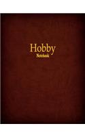 Hobby Notebook: 1/12 Inch Dot Grid Graph Ruled, 120 Pages, 8.5" x 11"