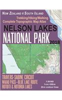 Nelson Lakes National Park Trekking/Hiking/Walking Complete Topographic Map Atlas Travers-Sabine Circuit Rotoiti & Rotoroa Lakes New Zealand South Island 1