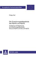 Die Zurechnungstatbestaende Des Wphg Und Wpueg