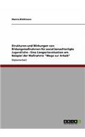 Strukturen und Wirkungen von Bildungsmaßnahmen für sozial benachteiligte Jugendliche - Eine Langzeitevaluation am Beispiel der Maßnahme "Wege zur Arbeit": (German)