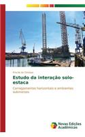 Estudo da interação solo-estaca