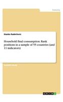 Household final consumption. Rank positions in a sample of 55 countries (and 11 indicators)
