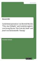 Gedichtinterpretation von Bertold Brechts 