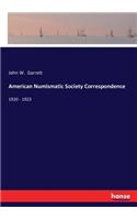 American Numismatic Society Correspondence