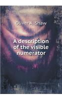A description of the visible numerator
