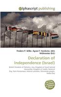 Declaration of Independence (Israel): (English)