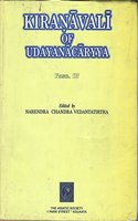 Kiranavali of Udayanacaryya