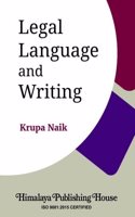 Legal Language and Writing (Sem 2, LLB Mumbai Univ)