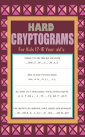 Hard Cryptograms For Kids 12-16 Year old's
