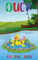 Duck Coloring Book: Animal Duck Coloring Book for Kids and Children, Perfect Cute Duck Bird Coloring Books for boys, girls, and kids of ages 4-8 and up