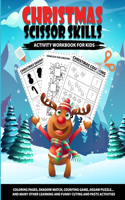 Christmas Scissor Skills Workbook for Kids