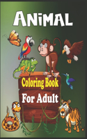 Animal Coloring Book For Adult