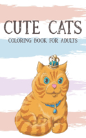 Cute Cats Coloring Book for Adults