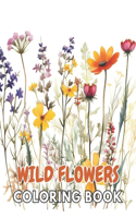 Wild Flowers Coloring Book For Adult