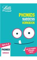 Letts Ks1 Revision Success - New Curriculum - Phonics Ages 4-5 Practice Workbook