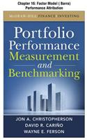 Portfolio Performance Measurement and Benchmarking, Chapter 16 - Factor Model (Barra) Performance Attribution
