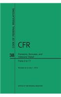 Code of Federal Regulations, Title 38, Pensions, Bonuses, and Veterans' Relief, PT. 0-17, Revised as of July 1, 2015 (Revised): (Code of Federal Regulations)