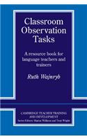 Classroom Observation Tasks