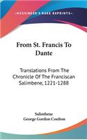 From St. Francis To Dante