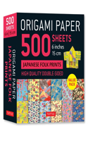 Origami Paper 500 sheets Japanese Folk Prints 6