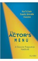 The Actor's Menu