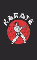 Karate Notebook: 6x9inch Karate Notebook Dot Grid