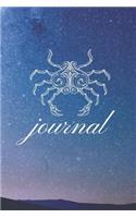 Journal: Zodiac Horoscope Notebook Journal for Cancers