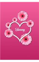 Tammy: Matte Softcover Paperback, 6 X 9 Inch Personalized Notebook Journal with 120 Blank Lined Pages Gift for Girls Teens Women