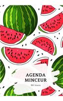 Agenda Minceur 90 Jours: AGENDA MINCEUR 90 Jours: Journal alimentaire et d'activité sportive