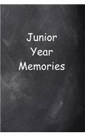 Junior Year Memories Lined Journal Pages: Graduation Theme Back To School Progress Journals Notebooks Diaries (Notebook, Diary, Blank Book)