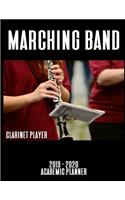 Marching Band Clarinet Player 2019 - 2020 Academic Planner: An 18 Month Weekly Calendar - July 2019 - December 2020