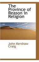 The Province of Reason in Religion