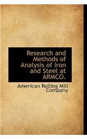 Research and Methods of Analysis of Iron and Steel at Armco.