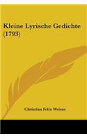 Kleine Lyrische Gedichte (1793)