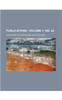 Publications (Volume 1; No. 42): (English)